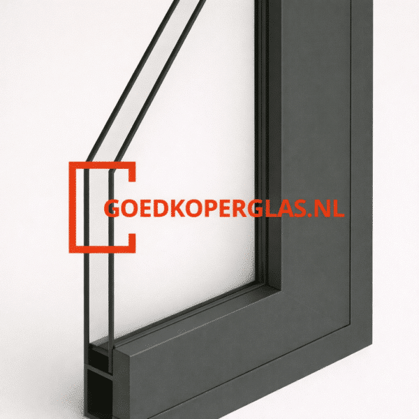 Gefigureerdglas HR++ Satijn/Melk