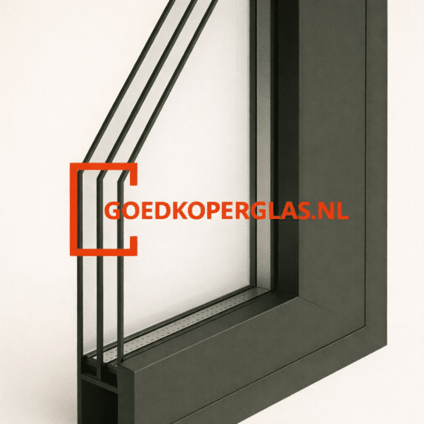 Triple- Gefigureerdglas HR+++ opaal