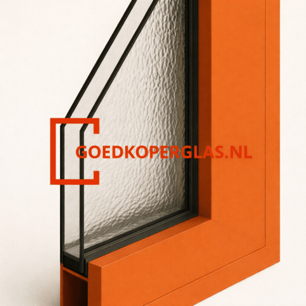 Gefigureerdglas HR+++ 1.0 (extra isolerend)